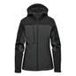 Women's Cascades Hooded Softshell - Dolphin,Black