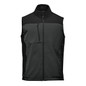 Men's Cascades Softshell Vest - Dolphin,Black
