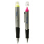 <p>Twist-action pen and screw-top highlighter combined in a versatile design. Features a wide silver barrel with a black rubber grip for added comfort and control. The pen is fitted with a high-quality black German ink refill, offering a smooth writing experience with an extended 2,000m writing distance. Ideal for both writing and highlighting tasks in any setting.</p>
