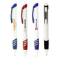 <p>This click-action ballpoint pen features a clean white barrel and comes fitted with a standard black ink refill. Simple, reliable and ready to put your branding in motion.</p>
