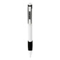<p>This click-action ballpoint pen features a clean white barrel and comes fitted with a standard black ink refill. Simple, reliable and ready to put your branding in motion.</p>
