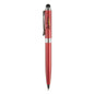 <p>The Canterbury Stylus pen is an elegant brass twist action pen with silver accents and a stylus. Add a touch of elegance to your company’s promotional event by featuring this fantastic marketing tool. The stylus works on all touch screen devices; such as smart phones, tablets and iPhones. This product includes black ink.</p>
