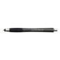 <p>A dual-purpose plastic click-action pen with a soft stylus orb for seamless use on your mobile device, tablet, or iPad. The pen tip retracts into the stylus orb for comfortable use while interacting with your touch screen. Comes with black ink for smooth writing.</p>
