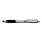 <p>A dual-purpose plastic click-action pen with a soft stylus orb for seamless use on your mobile device, tablet, or iPad. The pen tip retracts into the stylus orb for comfortable use while interacting with your touch screen. Comes with black ink for smooth writing.</p>
