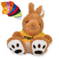<p>15cm of ridiculously soft fluff; meet Lucas the Kangaroo. Made from ultra-plush long-haired fabric, Lucas features embroidered feet, plastic details and more cuteness than your average desk mascot. Pick from eight shirt colours to suit your branding and hop into a promo that stands out.</p>
<p>Please note a standard digital transfer CMYK cannot be exactly PMS matched. To convert artwork colours from CMYK to PMS is $40.00 net per colour.</p>
<p>&nbsp;</p>
