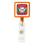 <p class="" data-start="0" data-end="348">This 838mm retractable badge reel is fitted with a sturdy metal swivel alligator clip on the back, making it easy to attach to clothing or lanyards. Customise it your way with either a direct imprint or a full-colour digital insert. Available in a range of bold colours including Translucent Blue, Green, Orange, Purple, Solid Blue, Black or White.</p>
<p class="" data-start="350" data-end="587">Note: Epoxy options are available via overseas sourcing (15-day lead time). Please be aware that standard CMYK digital transfers may not exactly match PMS colours. Converting artwork from CMYK to PMS will incur additional charges per colour.</p>
