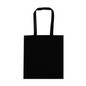 Colourful Calico Tote Bag - Black