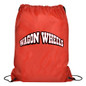 <p>This waterproof nylon drawstring bag brings a clean, sporty edge to your everyday routine. Whether you’re heading to the gym or out for a walk, it’s built for comfort and convenience, with reinforced eyelets for extra strength and twin drawstrings for easy carrying. A large imprint area ensures your branding gets seen, loud and clear.</p>
<p>Please note a standard digital transfer CMYK cannot be exactly PMS matched. To convert artwork colours from CMYK to PMS is $40.00 net per colour.</p>
<p>For digital transfer printing, please ensure art and colours are at full opacity.</p>
