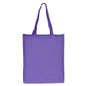 Large Shopping Tote Bag with Gusset - Purple