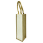 Jute Single Wine Bag - Unbranded