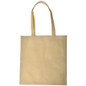 Shopping Tote Bag with V Gusset - Natural