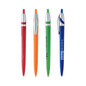 <p>A retractable ballpoint pen with a white barrel and coloured accents, utilizing colour as a fun design feature. Offering beautifully vibrant branding. Comes with black ink.</p>
