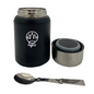 <p>Keep your meals or drinks fresh and at the perfect temperature wherever you go with this 500ml vacuum flask. Made from durable, BPA-free food-grade stainless steel with a powder-coated exterior, this flask is perfect for both hot and cold beverages. The copper lining ensures your drinks stay cold for hours, while the silicone spill-proof seal and spoon holder in the lid make it both practical and convenient. With a wide mouth for easy cleaning and a folding food-grade spoon for storage, this flask is your go-to for camping, picnics, or office use.</p>

