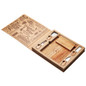<p>The St. Andrews Magnetic Cheeseboard and Knife Set combines style and practicality in one stunning package. Crafted from acacia wood with its unique natural grain pattern, the rectangular cheese board offers both beauty and durability. The innovative magnetic knife display block keeps your knives secure and folds down for effortless storage. Presented in a premium book-style gift package, this set is the perfect addition to any kitchen or dining experience.</p>
<p>Please be aware of a key characteristic of wood, our acacia wood has both visible growth rings and straight grains, no two wood products will be the same.</p>
<p>We can laser engrave however please note no two products will have the same outcome. We encourage Food Grade Ink, which is FDA-approved.</p>
<p>Kraft box is 320mmH  x 340mmW</p>
