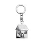 <p>The Casa Keychain is a polished chrome metal keychain shaped like a house, with black infill around the windows and doors. A unique and eye-catching design, perfect for real estate promotions or as a memorable gift.</p>
<p>Laser engraving is recommended. Printing will fade over time.</p>
