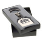 <p>The Casa Keychain is a polished chrome metal keychain shaped like a house, with black infill around the windows and doors. A unique and eye-catching design, perfect for real estate promotions or as a memorable gift.</p>
<p>Laser engraving is recommended. Printing will fade over time.</p>

