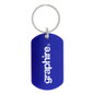 <p>The Dog Tag Keychain features an aluminium metal dog tag with a sturdy split ring, making it both durable and easy to attach to keys, bags, or other accessories. A sleek and practical choice for personalised branding or giveaways.</p>
<p>Laser engraving is recommended. Printing will fade over time.</p>
