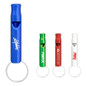<p>This aluminium metal whistle keychain is an excellent choice for any safety program. Compact and durable, it’s easy to carry and ensures your safety message is always within reach.</p>
<p>Laser engraving is recommended. Printing will fade over time.</p>
