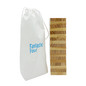 <p>It’s the ultimate test of steady hands and strategy – the classic block-stacking game! Stack the wooden blocks into a towering structure, then take turns carefully pulling them out one by one. The goal? Be the last player to remove a block without sending the tower crashing down! Includes a handy polyester sleeve for easy storage. Brand it up on the white pouch and get ready for a game full of tension and fun!</p>
<p>Please note a standard digital transfer CMYK cannot be exactly PMS matched. To convert artwork colours from CMYK to PMS is $40.00 nett per colour.</p>
