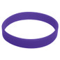 Branded Silicone Wristband - Purple
