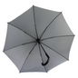 <p>Stay work-ready, rain or shine, with the Corporate Umbrella! This full-sized umbrella is designed for reliability, featuring an 8-ribbed fibreglass frame that stands strong against gusty winds. The durable 190T pongee fabric is tougher and more resistant than standard nylon or polyester, offering long-lasting protection. With a traditional latch release for easy canopy extension and a convenient velcro strap for compact storage, it’s practical and portable. Plus, the large U-shaped handle allows you to easily carry it over your arm, keeping your hands free for your coffee and phone on your way to the next meeting!</p>
<p>Product Features:</p>
<ul>
<li>Sturdy 8-rib structure</li>
<li>Fiberglass frame to ensure it is flexible and windproof.</li>
<li>A Velcro tie and waterproof cloth cover.</li>
<li>Smooth touch, ‘U’ shaped handle</li>
<li>Made from 190T Pongee</li>
<li>120cm shade diameter</li>
</ul>
<p>Please note a standard digital transfer CMYK cannot be exactly PMS matched. To convert artwork colours from CMYK to PMS is $40.00 nett per colour.</p>
<p>For digital transfer printing, please ensure art and colours are at full opacity.</p>
