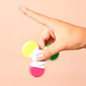 <p>This playful multitasker combines the fun of a fidget spinner with the usefulness of a highlighter. Made from sturdy ABS plastic with steel ball bearings for smooth spinning, it includes yellow, green and pink highlighters built right in. A quirky desk companion that keeps hands busy and ideas flowing.</p>
