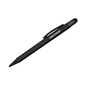 <p>The all-black Metal Pen with a rubberised coating and vibrant stylus tip brings a sleek touch to everyday writing. With smooth black ink on one end and a precision stylus on the other, it seamlessly transitions from paper to touchscreen. Engraves to a mirror finish or can feature a direct digital print for a personalised touch.</p>
