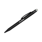 <p>The all-black Metal Pen with a rubberised coating and vibrant stylus tip brings a sleek touch to everyday writing. With smooth black ink on one end and a precision stylus on the other, it seamlessly transitions from paper to touchscreen. Engraves to a mirror finish or can feature a direct digital print for a personalised touch.</p>
