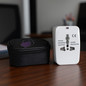 <p>Stay powered up anywhere with this compact Universal Travel Adapter. Designed for worldwide compatibility, it supports 100V to 250V input and up to 6A for reliable charging. Equipped with USB and Type-C ports, it works seamlessly in Europe, the USA, Japan, Australia, and Thailand. A durable 600D + PU pouch keeps it secure, and the sleek kraft box makes it a must-have travel essential.</p>
<p>Product Dimensions:</p>
<p>49mm W x 75mm H</p>

