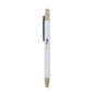 <p>This pen combines a bamboo tip and click button with a smooth rubberised coating for a modern, eco-conscious feel. Not only does it look great, but it also ensures a comfortable writing experience every time you use it.</p>
