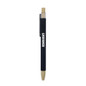 <p>This pen combines a bamboo tip and click button with a smooth rubberised coating for a modern, eco-conscious feel. Not only does it look great, but it also ensures a comfortable writing experience every time you use it.</p>
