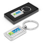 Rectangular Metal Key Ring