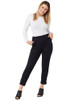 White Tani Clothing High Neck Long Sleeve Top Modal | Tani Australia online 