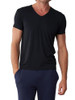 Black Tani Men's Micro Modal V Neck Tee - Pure Magik Surry Hills Sydney