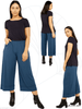 Deep Sea Tani Culotte Resort Micro Modal Pant 8965 | Tani Australia