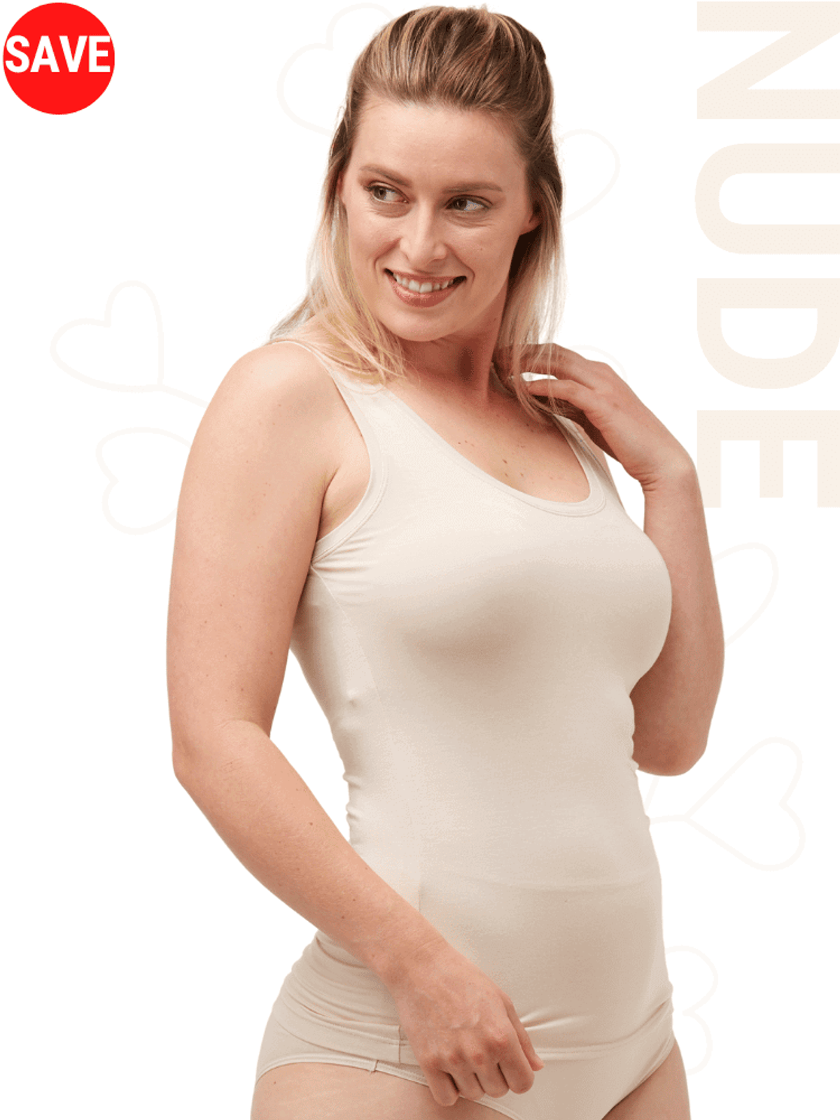Nude Tani Clothing Scoop Tank Singlet Modal Top 79246. Tani Australia online