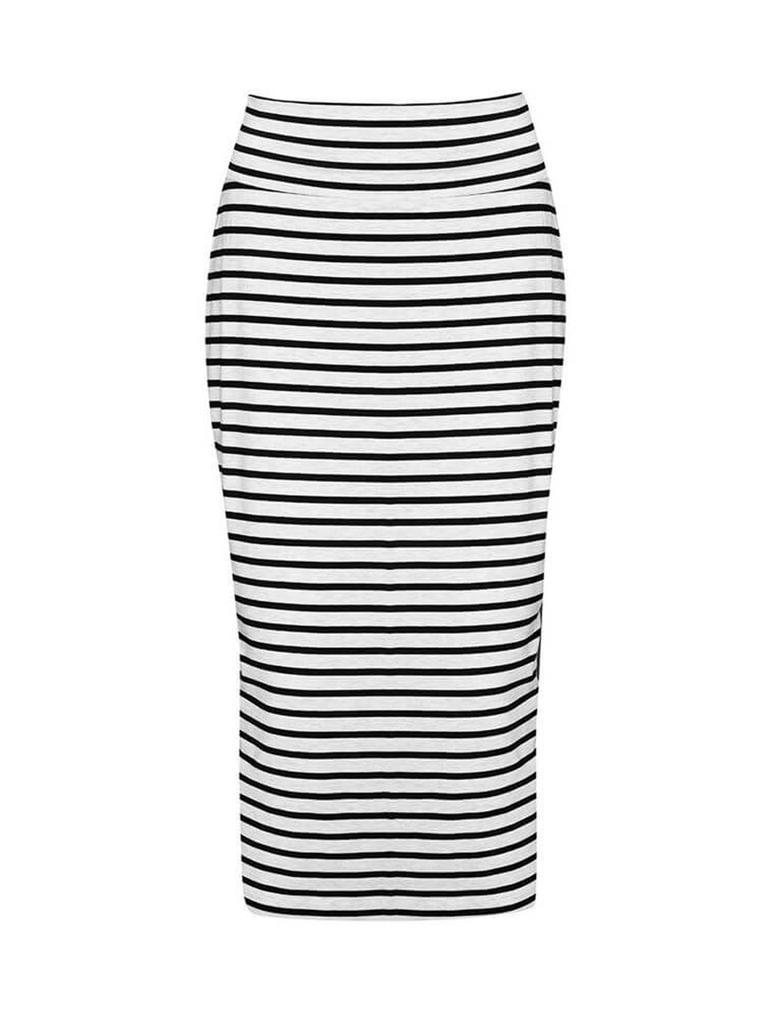 Grey Marle Stripe Bamboo Maxi Tube Skirt -Stretchy Soft Comfy | Lou Lou