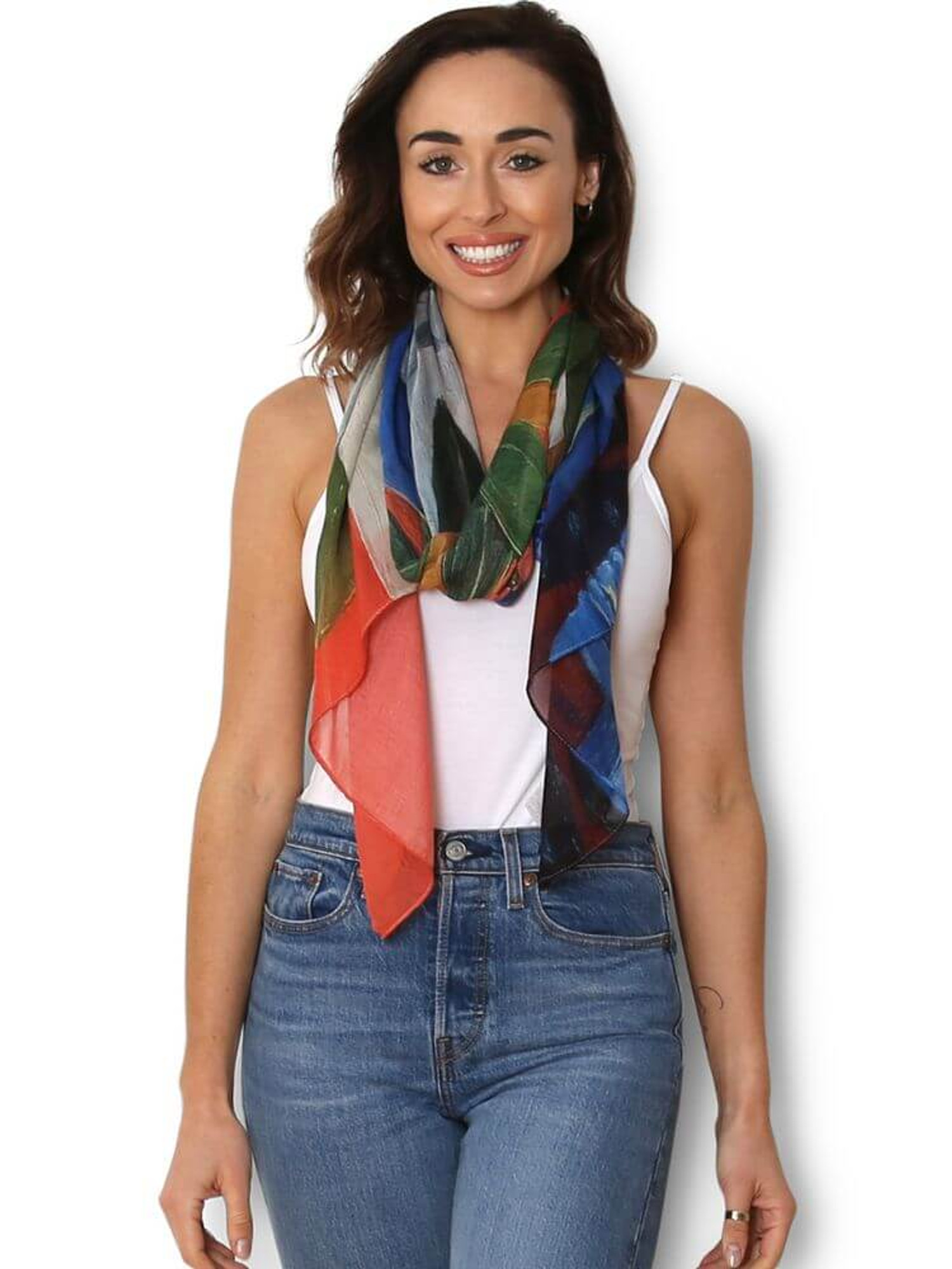 Autumn Beauty Modal Scarf by the artists label Melanie Vugic 200x70cm