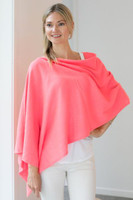 The model wears Cashmere Shawl Pink Ice