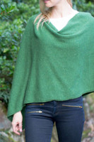 The model wears Cashmere Shawl  Bazil