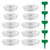 10 Set Planter Tray Leak-proof Reusable BPA Free Promote Growth Plant Pot Saucer Gardening Tools