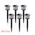 2/4/6/8pcs Led Solar Pathway Lights Waterproof Outdoor Solar Lamp for Garden/Landscape/Yard/Patio/Driveway/Walkway Lighting