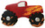 R&M Monster Truck Cookie Cutter 5"