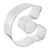 R&M Letter G Cookie Cutter 3" (Single)