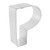 R&M Letter P Cookie Cutter 2.75"