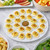 HIC Kitchen Porcelain Deviled Egg Dish 24 Slot