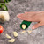 Fantes Cousin Monica's Silicone Garlic Peeler Tube Green