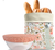 Nectar and Nest Artist Series Bread Baker Set, Sweetpea Garden