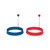 Mrs. Anderson's silicone egg rings product shot (blue+red, white bg)