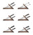 Cangshan Triangle Walnut Knife Block Two Slots (Block Only)
